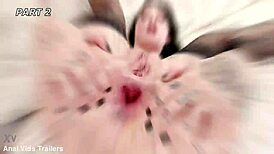 Charlotte Sartre Gets Rough Anal With Six Guys, Gaping Asshole And Cumshot