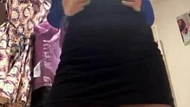 Blowjob in public with bbw pornstar