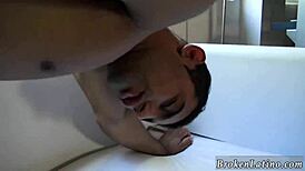 Male Receives Bareback Blowjob in Gay Video with Magnificent Folks.