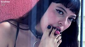 I Like To Feel The Saliva Dripping Between My Toes While Licking And Fucking