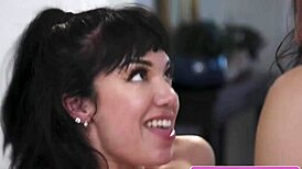 sinn sage and little 18+ puck busty lesbian sluts scissoring each other cunts