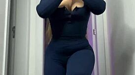 Latina In Super Tight Leggings