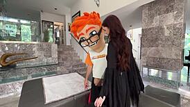 Chloe Foxxe rides hard for magical cumshot