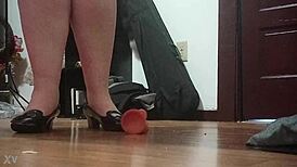 Crushing A Cock With Heels