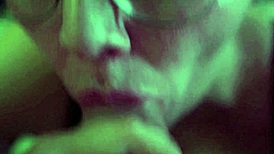 Dissolute Brunette Woman Sucks Her Man's Big Cock