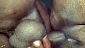 i love slapping that big clit with my balls