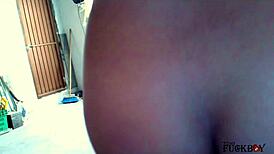 Mexican Wife Takes Anal Creampie from Neighbor in Bedroom