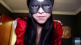 Young Desi Gets Deepthroat Training For Christmas