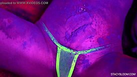 Horny young babe poses on camera while masturbating with dildo in bathroom