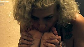 if you lick my feet, we'll have fun