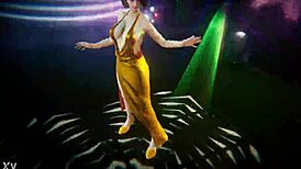 Hot girl twerks intensely on big cock