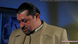 Lea Feels So Desperate for Cash She Submits to Domination in Lingerie and Stockings