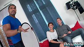 Hotwife Gabrielle Gucci Quenches Her Thirst For Bbc Cum In Front Of Cuck