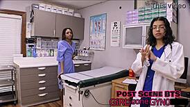 Solana nurse spreads ass for patient fetish