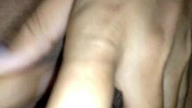 wet pussy teasing with dick rubbing