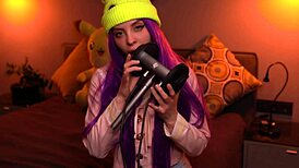 Moona's gentle ear licking asmr session