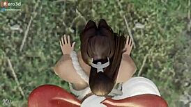 mai and kasumi in intriguing 3d hentai.