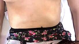 Petite tetona recibe golpes de misionero despues de la escuela