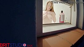 you watch your neighbour strip naked in the bathroom shower