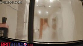 you watch your neighbour strip naked in the bathroom shower