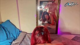 Redhead amateur enjoys pov doggystyle session