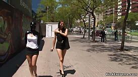 Blonde in Bondage in Latex D