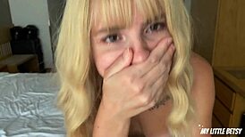 Stepdaughter Rides Stepdad's Cock Hard