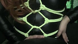 Latina Slut Bound In Bondage For Femdom Assfucking Humiliation!