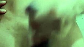 Hey, watch this shy guy masturbating his big cock in the bathroom