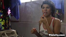 busty latina tranny jessica versace with monster cock