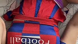 Hot Cheerleader with BIG ASS FUCKS Two Cocks