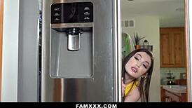 stepdaughter flashes her tits and gets her stepdad to pound her hard - famxxx