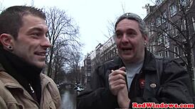 Dutch Hooker Bent Over For Doggy Cumshot?