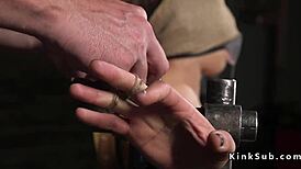 Small Tits SUB In STRICT BONDAGE WHIPPED