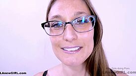 Tricked older lady in audition casting video receives uncle's massage on sofa.