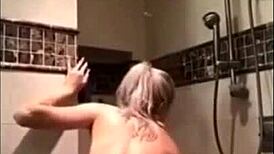 blonde shows off perfect body