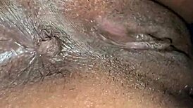 The desi sexy bhabhi grabs her huge dildo and fucks her hairy pussy hard, moaning loudly as she cums