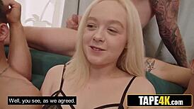 five hung studs pound my wife's tight ass