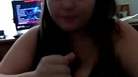 she sucks dick well, but her handjob skills are amazing.