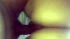 Redbone Reverse Cowgirl Riding Big Black Cock!