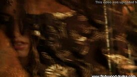 Beautiful Indian woman seduces with her dance