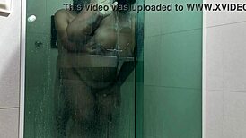 Young Guy Surprises Me On All Fours In The Shower