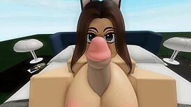 Bunny Girl Encounters Phoenix In An Intriguing Adventure.