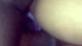 Redbone Reverse Cowgirl Riding Big Black Cock!