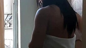 Oh man, while my wife showered, I banged the hot waitress with her big ass!