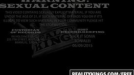 Blonde Spinner Halle Von Attempts Deepthroat on Huge Cock Outdoors - Reality Kings