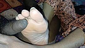 Desi housewife faces family confrontation in front of husband.