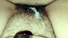 Mature Bitch Bent Over Masturbating With Dildo!