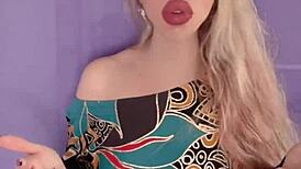 goddess mistress in domination fetish session 😈