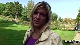 two boys seduce girl to fuck in park for cash 💰